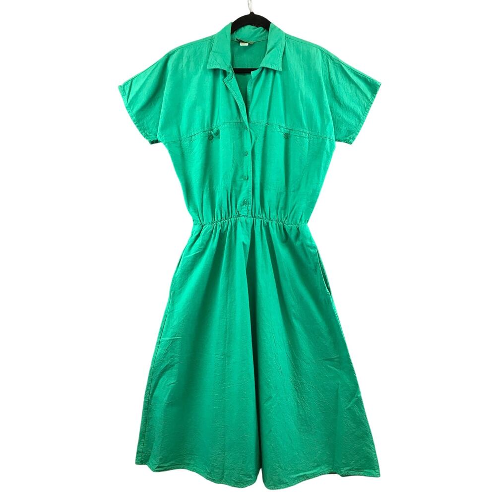 Vintage Cotton Connection Button Short Dress size S